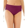 thumbnail image 1 of Bali One Smooth U All-Around Smoothing Hi-Cut Panty Galactic Red Pointelle 7 Women's, 1 of 2