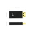 thumbnail image 4 of 4K DisplayPort To HDMI Compatible Adapter Converter Display Port Male DP To Female HD TV Cable Adapter Video Audio For PC TV, 4 of 5