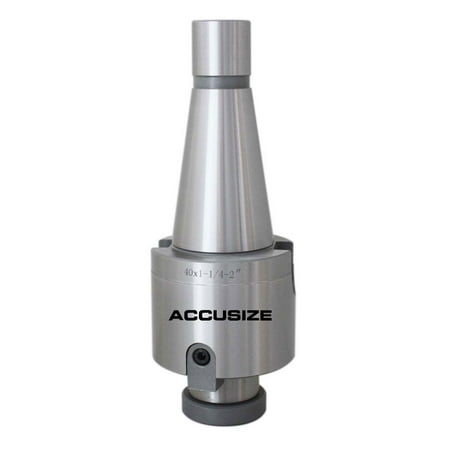 

Accusize Iso40 Shell Mill Holder with Thread 5/8 -11 1-1/4 Neck Dia 0535-0114