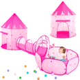 thumbnail image 1 of Bolígrafo Play Tent PigPigPen, 3 unidades, para niñas, con piscina de bolas y túnel, 1 of 7
