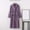 Purple, variant on SCSAlgin Women's Flannel Nightgown, Fuzzy Fleece Cozy Plush Warm Winter Pullover Loungewear Sleepdress with Pocket