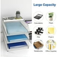 thumbnail image 6 of Natwind 3-Tier Stackable Paper Tray, Metal Mesh Desktop Organizer, Paper Sorter, Letter Trays,File Document Storage Rack for for Home, Office(white), 6 of 7