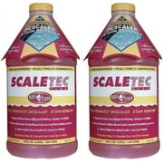 EasyCare Scaletec Plus Descaler and Stain Remover 64 oz 20064 2 Pack, Brown (EC-20064-2PK)