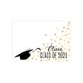thumbnail image 2 of Andaz Press Custom Personalized Disposable Paper Placemats, 12 x 18 Inch, Set of 25, Custom Polka Dot Graduation Cap, Tableware, Dining, Tabletop, Table Setting for Graduation Party, 2 of 4