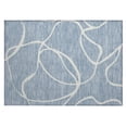 thumbnail image 2 of Addison Rugs Chantille Indoor/Outdoor Transitional Geometric, Abstract Denim Washable Rectangle Rug, 1'8" x 2'6", 2 of 6