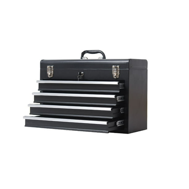 INTBUYING 4 Drawers Tool Box Portable Storage Organizer Cabinet for ...