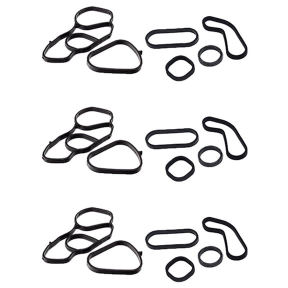 18X Gasket Seal with Filter Housing Gasket Set Fit for 07-16 11427557009 11427557010