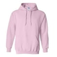 thumbnail image 2 of Gildan Fleece Pullover Hoodie for Men | Heavy Blend Warm Cozy Hooded Sweatshirt for Warmth & Comfort in Light Pink,8 oz. 50/50 Cotton/Polyester- Size M, 2 of 5