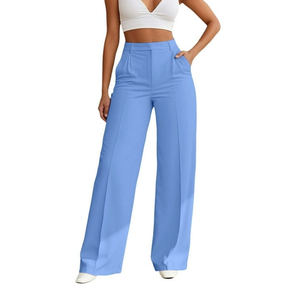 Women's Casual Pants Straight Leg Comfortable Wear Everyday Soft Stretch Breathable Summer Spring Fall Trousers