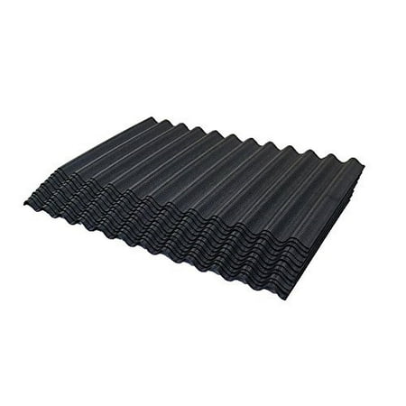ondura 2356 corrugated asphalt shingles (12-pack), black