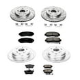 thumbnail image 3 of PowerStop Front and Rear Z23 Evolution Sport Carbon-Fiber Ceramic Brake Pad and Drilled & Slotted Rotor Kit Fits: ACURA HONDA Select Models K229, 3 of 10