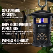 Dynatrap LED Mosquito and Insect Trap for 1 Acre, Outdoor Electric Insect Killer, Weather Resistant, Black