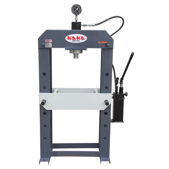 KAKA INDUSTRIAL Hydraulic Press, 25-Ton H-Frame Hydraulic Shop Press, 7-Inch Stroke, Manual Hydraulic Press HP-25S