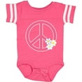 thumbnail image 3 of Inktastic Peace Sign Cute Daisy Flowers Girls Baby Bodysuit, 3 of 5