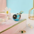 Bybiment Blue Bird Shape Trinket Box Hand-Painted Small Jewelry Holder ...
