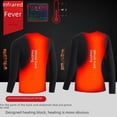 thumbnail image 3 of Traje cálido de calefacción eléctrica para pareja de invierno, ropa interior de dos piezas con calefacción de temperatura constante inteligente, pantalones con forro polar, calentador de, 3 of 5