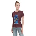 thumbnail image 4 of Women's Basic Short Sleeve T-Shirt Super Saiyan, 4 of 6