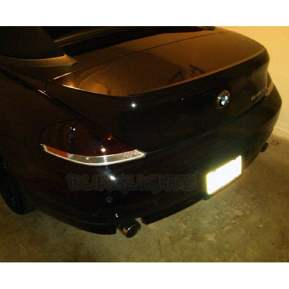 For BMW 650i E63 E64 Tinted Smoked Protection Overlays Film for Taillamps Taillights Tail Lamps Lights