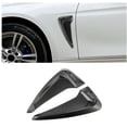 thumbnail image 2 of 2 Pcs Air Flow Vent Fenders Side Decor Sticker for Car Intake Grille Duct Decor - Carbon Fiber Look Self-Adhesive, 2 of 5