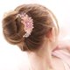 thumbnail image 2 of Accesorios para peinetas para el cabello con diamantes de imitación de flores (azul), 2 of 2