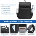 thumbnail image 2 of Mochila para portátil YALUNDISI Travel Carry On 15.6 pulgadas USB negra, 2 of 3