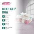 thumbnail image 2 of Sterilite Deep Clear Plastic Storage Bin w/ Clear Lid & Aqua Latch, 12 Pack, 2 of 12