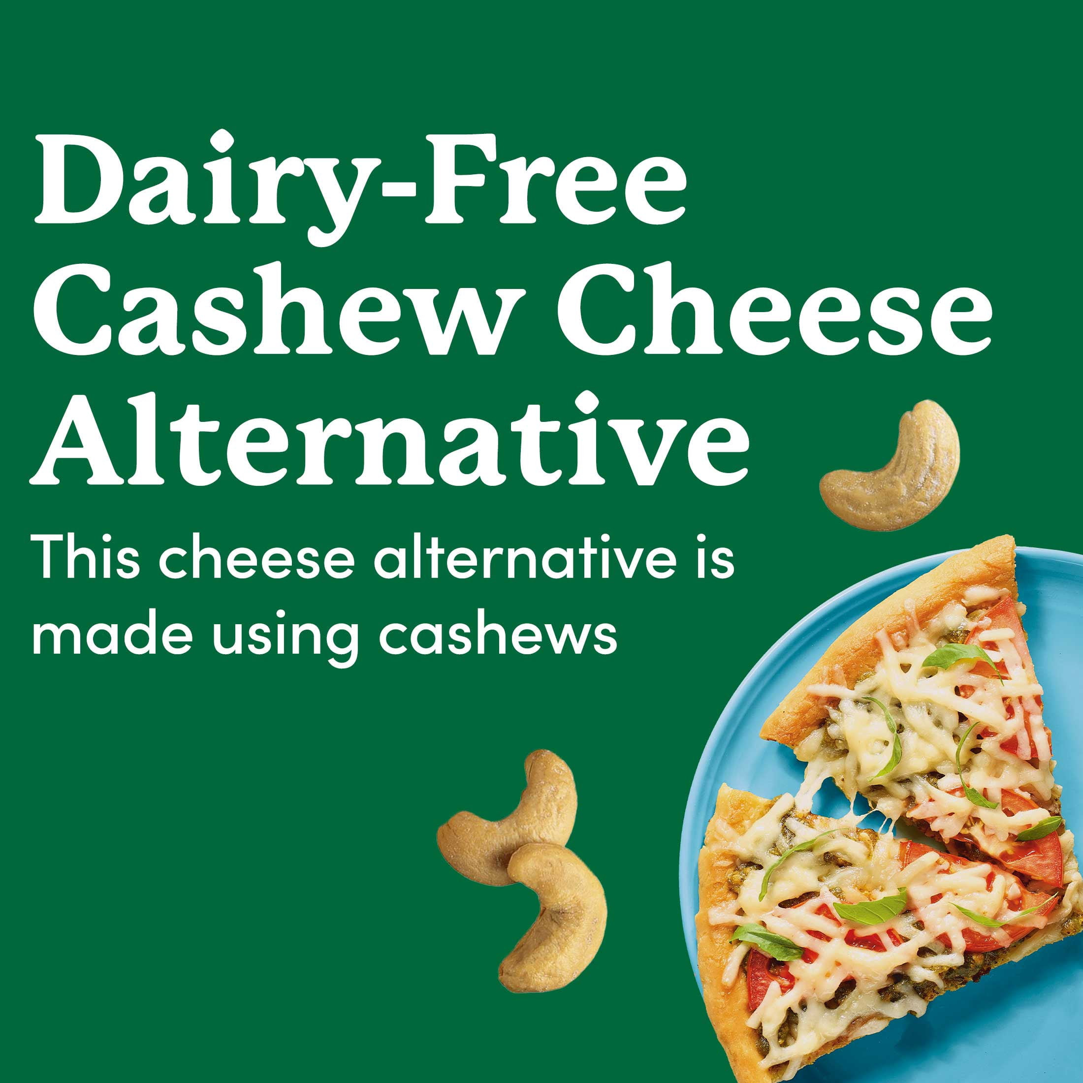 bettergoods Plant-Based Mozzarella Dairy-Free Cashew Shredded Cheese Alternative, 8 oz Bag