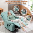 thumbnail image 2 of ALEAVIC Recliner Chair with Heat and Massage, Manual Recliner Chairs for Adults, Green, 2 of 8