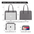 thumbnail image 2 of Set De Bolsa Para Dama Malubero Malu1285 3 piezas Gris, 2 of 4