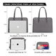 thumbnail image 2 of Set De Bolsa Para Dama Malubero Malu1285 3 piezas Gris, 2 of 4