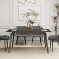 thumbnail image 5 of bokifol Dining Table for 6 People,Artificial Marble Table,Rectangle Furniture with Heavy Duty Legs,Modern Kitchen Table for Home,Dining Room, 5 of 7