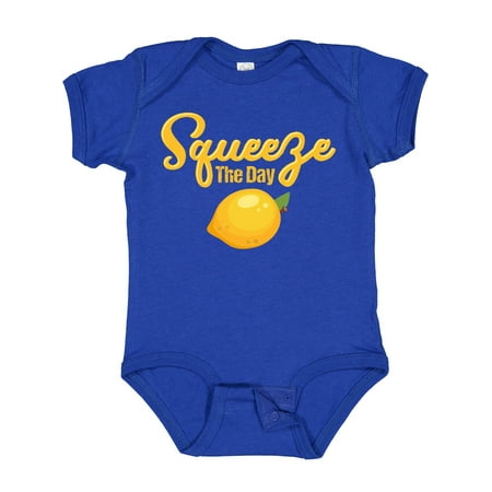 

Inktastic Lemon Squeeze the Day Gift Baby Boy or Baby Girl Bodysuit