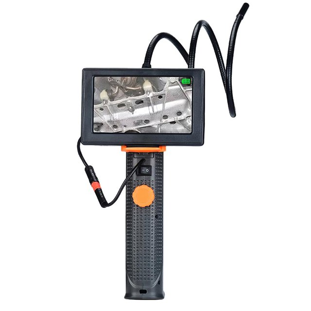 Boroscopio Endoscopio Cámara De Inspección Portátil Usb Recargable Con Manguera De 200 Cm Pantalla De Visualización De 4,3 Pulgadas 6 Led Para Mantenimiento De Experimentos Industriales Speravity TO005574-01