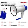 thumbnail image 6 of Megaphone 30W Bull Horn PA Speaker w 800 Yards Range Loud Siren Voice Amplifier Portable, 6 of 12