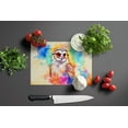 thumbnail image 3 of Hippie Animal Barn Owl Glass Cutting Board, 3 of 5