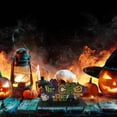thumbnail image 3 of De Halloween Calabaza Araña Murciélago Patrón Fiesta Escena Decoración seitruly HA043017-05, 3 of 6