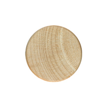 5000 Pcs of 1-1/2" x 1/8" Wood Circle / Disc Cut Outs 1-1/2" wide x 1-1/2" tall x 1/8" thick; Rounded, beveled edge - image 1 of 1