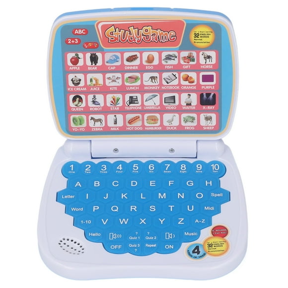 Yazoeia Kids Learning Laptop 5 Learning Modes Laptop Children Preschool Study Computer Toy MY320-35364