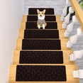 thumbnail image 4 of Non-Slip Self-Adhesive Carpet Stair Treads Rug, Indoor/Outdoor Step Mats, 22x70cm Polyester Stair Treads for Home Safety, 1-Pack, 4 of 6