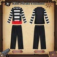 thumbnail image 3 of Benylion Boys Pirate Costume Toddler Kids Pirate Costume Accessories for 5-6T Theme Party Cosplay Halloween Dress Up Outfits Set, 3 of 5