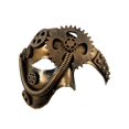 thumbnail image 4 of Máscara Steampunk Salvador Cubierta facial Retro Halloween Accesorios únicos Máscara veneciana mecánica Máscara de punk Fancy Dress Dance Night Bronce, 4 of 10