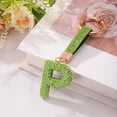 thumbnail image 3 of Uxcell Charm de Letra P de Alfabeto con Rhinestones para Fabricación de Joyas, Verde Claro, 3 of 6
