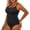 C517/Black, variant on Womens One Piece Swimsuit Ribbed Casual Pleated Swimsuit Plus Size Bathing Tankini Swimwear For Beach Pool Swim Suits 2026
