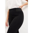 thumbnail image 4 of June + Vie Women's Plus Size Formfit Classic Ponte Pant, 4 of 5