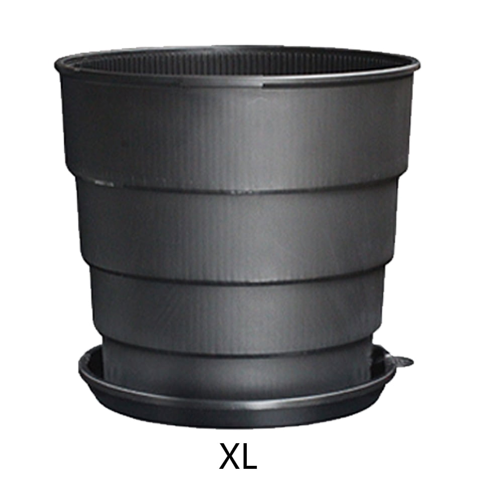 CSCHome Breathable Planter Orchid Potting Mix with Drainage Holes and Tray for Repotting for Succulents Gardening Home Window Decor