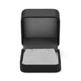 thumbnail image 3 of Oirlv Black Leather Earring Box - Premium Velvet Lined Jewelry Storage Case for Studs & Dangles, 3 of 10