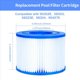 thumbnail image 4 of Para Cartucho de Filtro de Piscina Tipo VI, Paquete de 8 Filtros de Repuesto Inflables para y SPA Compatibles con 90352E 58323E, 4 of 6