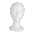 thumbnail image 5 of Mannequin Head Stand Hair Glasses Hat Display White Hairpiece Stand Manikin Head for Jewelry Hairpieces Home Headwear Styling style C, 5 of 8
