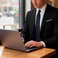 thumbnail image 5 of i·FineLong Slim-Fit Two-Piece Suit for Men: Versatile Jacket & Pants for Business Meetings, Weddings & Parties, 5 of 8