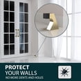 thumbnail image 6 of Mega Handles Curved Floor Door Stopper | Floor Mounted Door Knob Wall Protector | 2.5 inch, 6 of 7